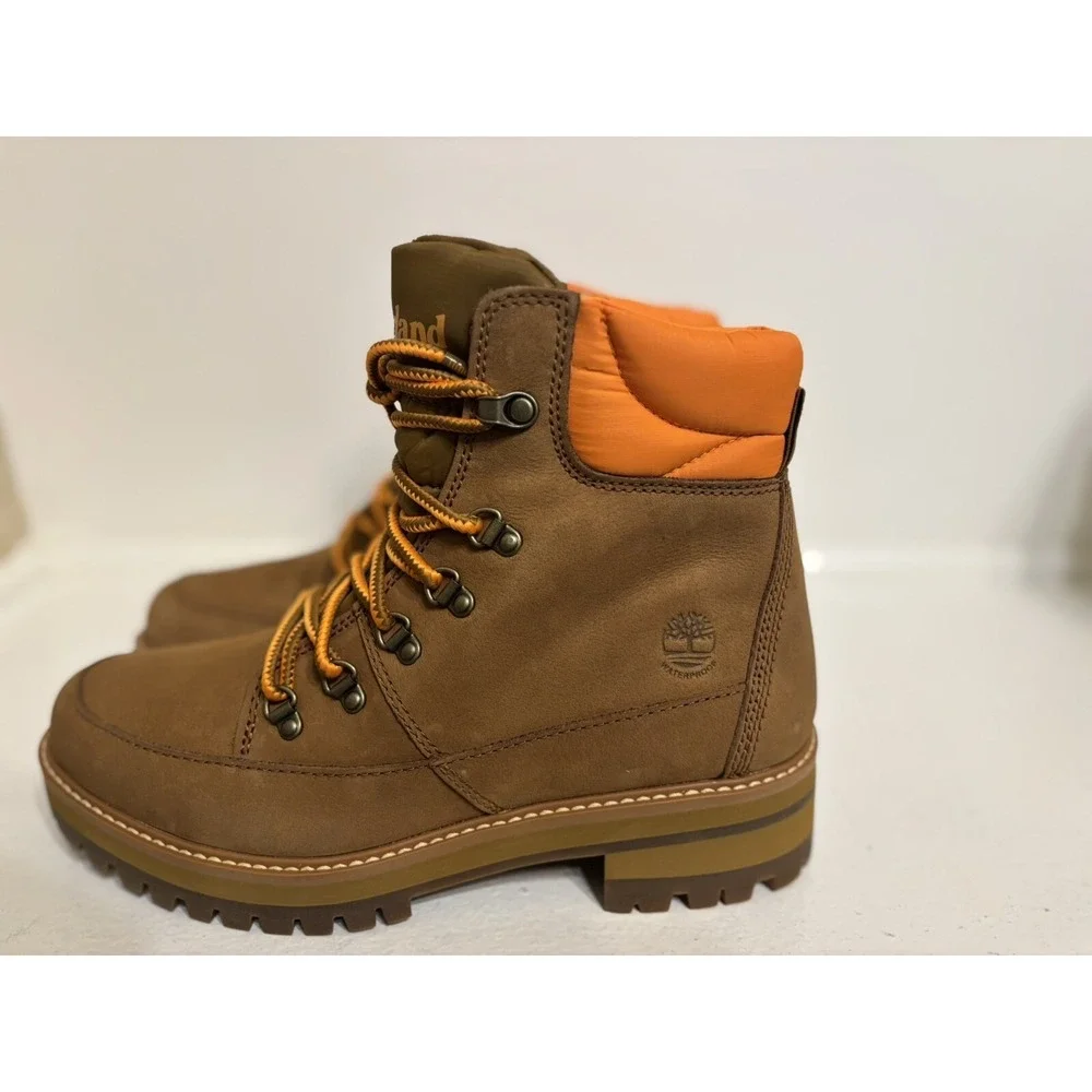 Timberland Women's Courmayeur Valley Brown Waterproof Boots Sizes 9.5